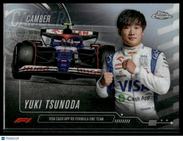 2024 Topps Chrome Formula 1 Yuki Tsunoda #CAM-10 Camber