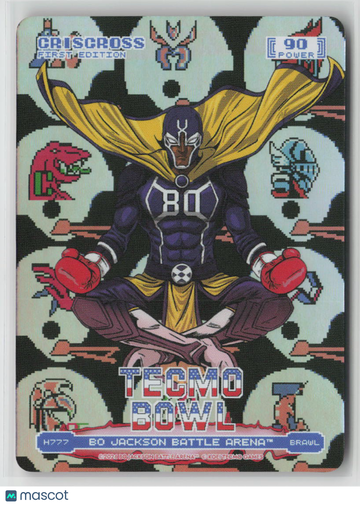 2026 Bo Jackson Battle Arena Tecmo Bowl Criscross #H777 Helmets 90 Power Brawl Lightly Played (Excellent)