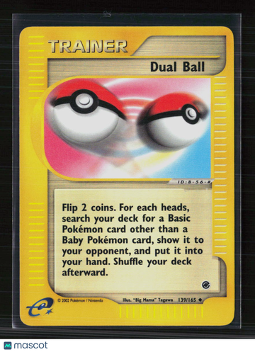 2002 Expedition Base Set Dual Ball Uncommon #139/165
