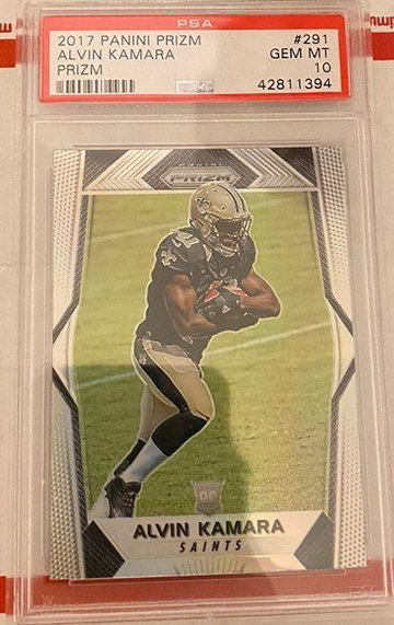 2017 Alvin Kamara Prizm (PSA 10)