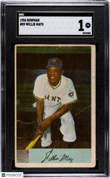 1954 Bowman Willie Mays #89 SGC 1