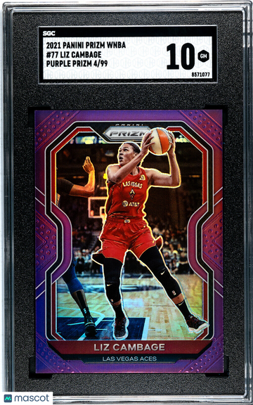 2021 Panini Prizm WNBA Liz Cambage #Basketball Prizm SGC 10