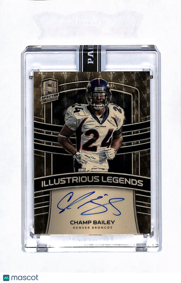 2025 Panini Spectra Prizm Illustrious Legends Champ Bailey #ILS-CB Black Box