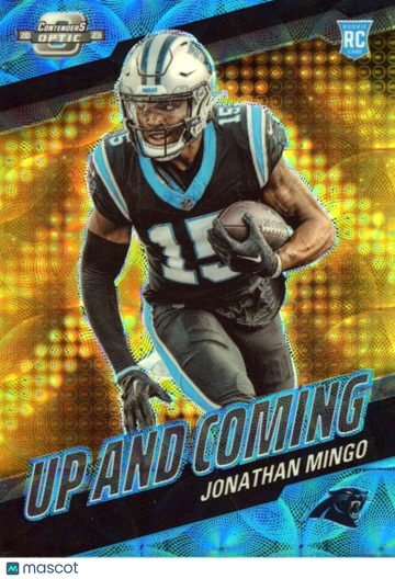 Jonathan Mingo 2023 Panini Contenders Optic Rookie Optic Carolina Panthers