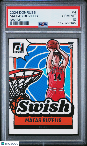 2024 Panini Donruss Swish Matas Buzelis #4 PSA 10