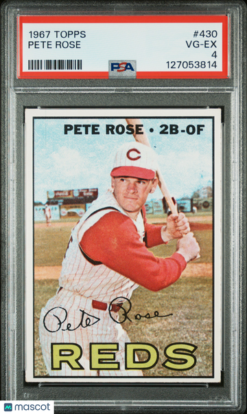 1967 Topps Pete Rose #430 PSA 4
