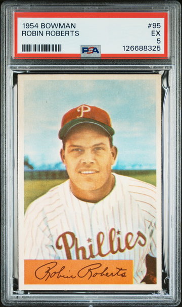 1954 Bowman Robin Roberts #95 PSA 5
