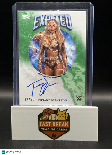 2025 Topps Exalted WWE Tiffany Stratton #EXA-TIF /50
