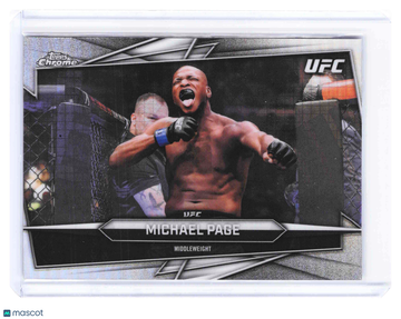 2026 Topps Chrome UFC Sonar Michael Page #135 Trading Card