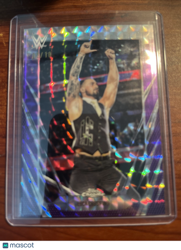 2026 Topps Chrome WWE Luca Crusifino #177 Chrome Parallel/Variety
