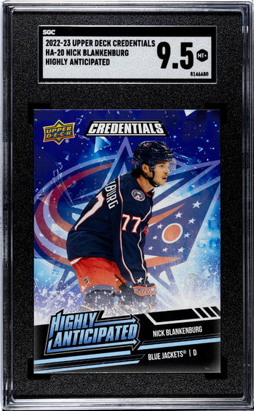 2022-23 Upper Deck Credentials Highly Anticipated Nick Blankenburg #HA-20 SGC 9.5