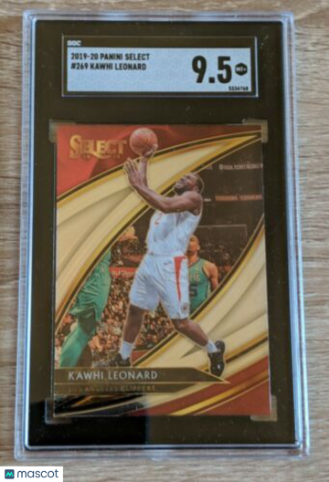 2019-20 Panini Select Kawhi Leonard #269 SGC 9.5
