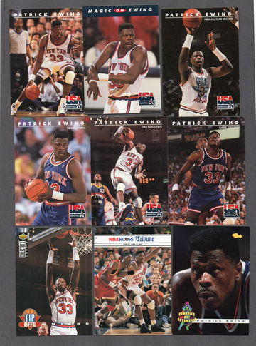 Patrick Ewing NBA Basketball Card Lot (29) - HOF Knicks Nice Variety