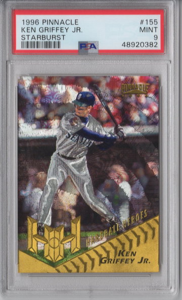 1996 Pinnacle Ken Griffey Jr Starburst PSA 9