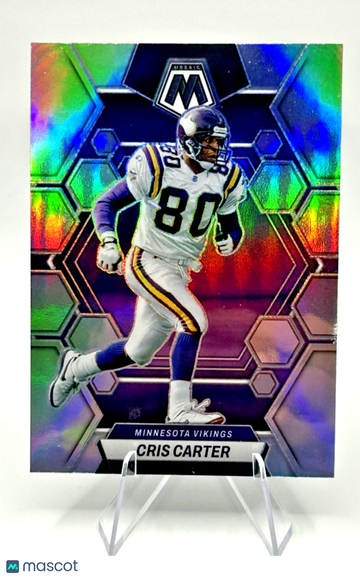2023 Panini Mosaic Cris Carter #157 Silver Prizm Parallel/Variety Base Set