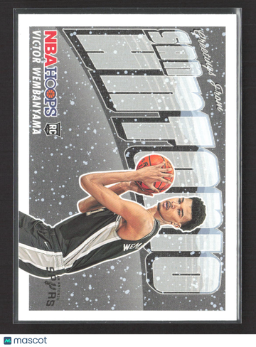 2023 Panini NBA Hoops Rookie Greetings Victor Wembanyama #1 Winter RC