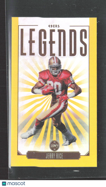 2020 Panini Legacy Football Jerry Rice #124 /25
