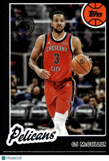 2025-26 Topps CJ McCollum #80BK-40 1980-81 Topps Basketball