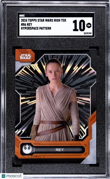 2024 Topps Star Wars High Tek Rey #86 SGC 10