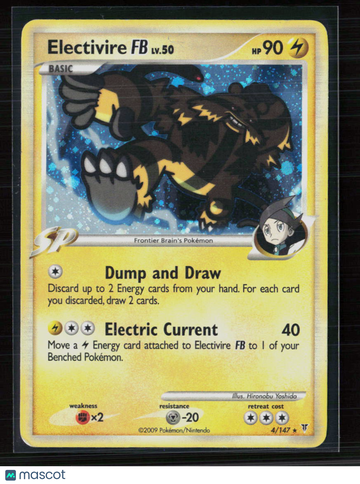 2009 Platinum – Supreme Victors Electivire FB Holo Rare #4/147