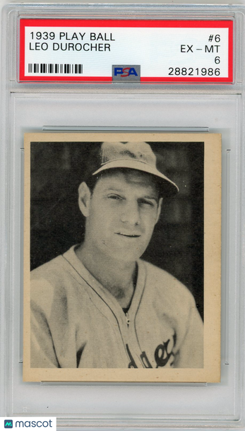 1939 Play Ball Leo Durocher #6 PSA 6