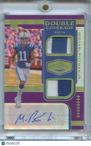 2020 Michael Pittman Jr. Patch Rookie Panini Authentic