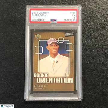 2003 Upper Deck Victory Chris Bosh #104 PSA 5
