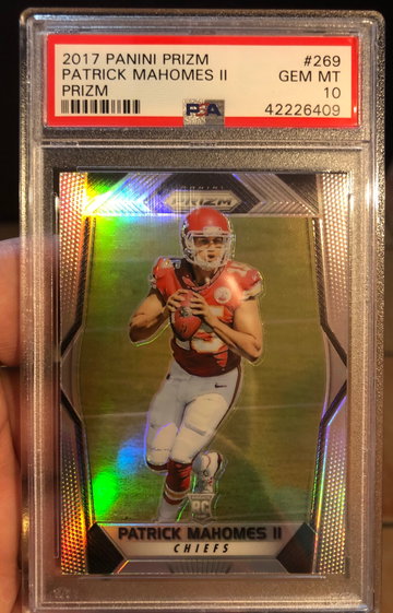 Patrick Mahomes 2017 Silver  Prizm