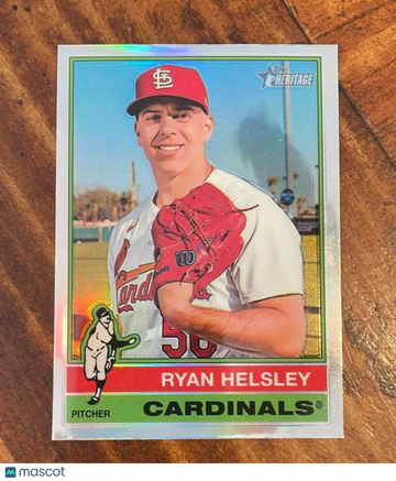 2025 Topps Heritage - Chrome Ryan Helsley #9
