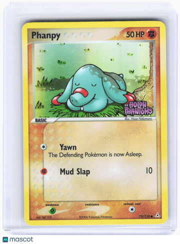 Holon Phantoms Phanpy Reverse Holo Common (Lightly Played) #75/110