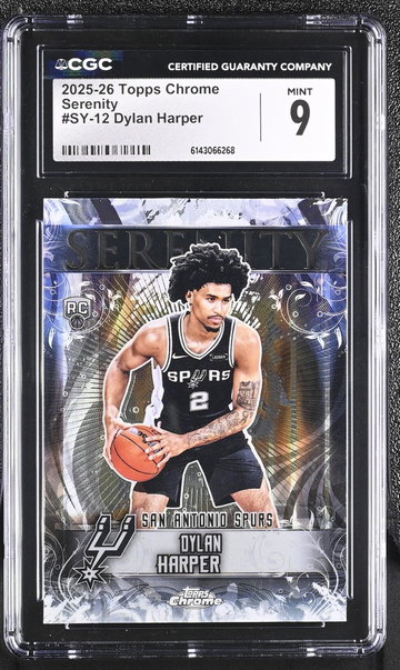 2025 Topps Chrome #SY-12 Dylan Harper Serenity CGC 9