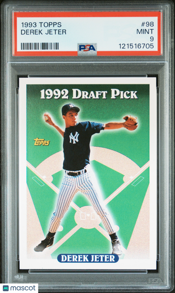 1993 Topps Derek Jeter #98 Rookie PSA 9