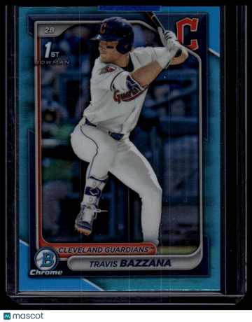 2024 Bowman Draft Travis Bazzana #BDC-1 Chrome Sky Blue Refractor