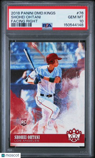 2018 Panini Diamond Kings Shohei Ohtani #76 Facing Right PSA 10