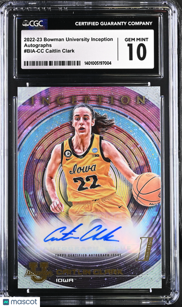 2022-23 Bowman University Inception Autographs #BIA-CC CGC 10