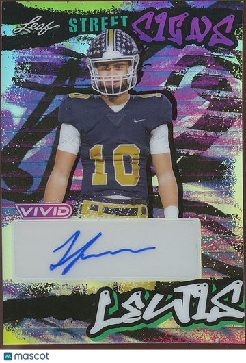 2024 Leaf Juju Lewis Rookie Leaf