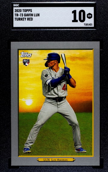 2020 Topps Gavin Lux RC Turkey Red SGC 10 Gem Mint