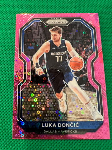 2019 prizm luka doncic 6/50 fast break pink #32