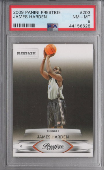 2009 Prestige James Harden PSA 8