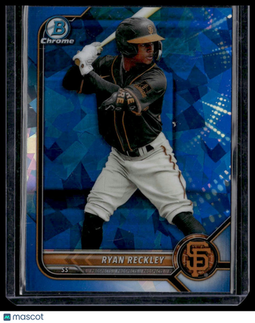 2022 Bowman Draft Sapphire Edition Ryan Reckley #BDC-108