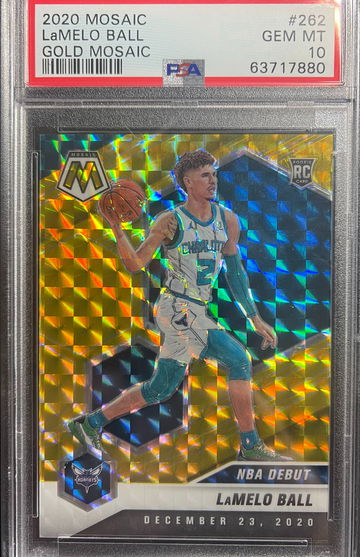 2020 Mosaic Gold /10 Lamelo Ball 