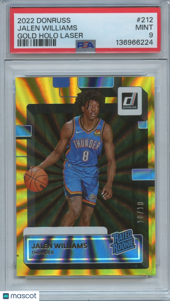 2022 Jalen Williams Rookie PSA 9