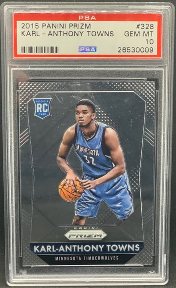 Karl-Anthony Towns 2015 Panini Prizm PSA 10 Rookie 