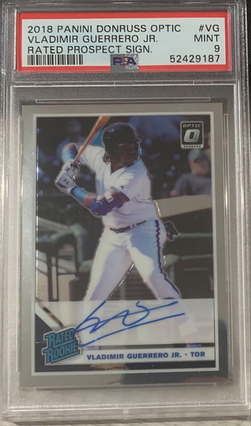 2018 Panini Optic Rated Prospect Vladimir Guerrero Jr AUTO 