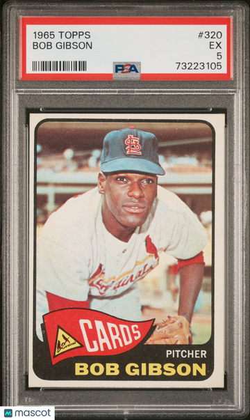 1965 Topps Bob Gibson #320 PSA 5