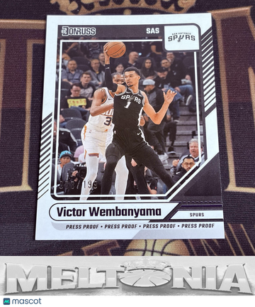 2024-25 Donruss Victor Wembanyama #6 Press Proof Purple SN