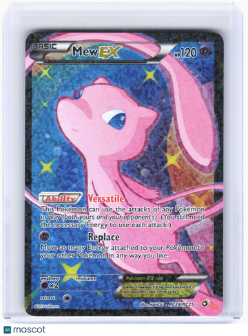 Legendary Treasures: Radiant Collection Mew EX Holo Ultra Rare [Moderately Played] #RC24