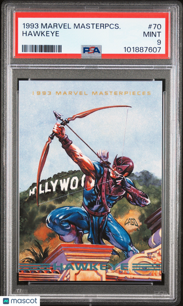1993 Marvel Masterpieces Hawkeye #70 PSA 9