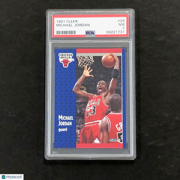 1991 Fleer Michael Jordan #29 PSA 7