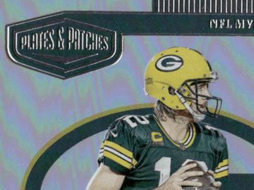 2023 Panini Plates & Patches Historical Hallmarks Aaron Rodgers #HH-AR Auto /25 Panini Authentic